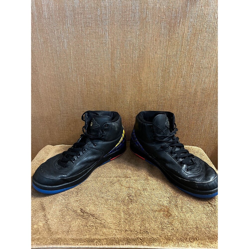 Nike Air Jordan 2 Retro ‘Black History Month’ 2019 Size 12 BQ7618-007 Rare! - Picture 2 of 6